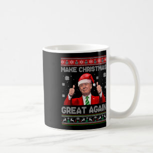 Make Christmas Great Again Xmas Funny Trump Pajama Coffee Mug