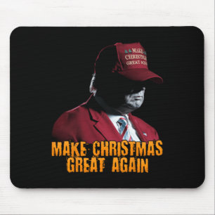 Make Christmas Great Again Xmas Funny Trump Pajama Mouse Pad