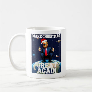Make Christmas Great Again Xmas Funny Trump Ugly Coffee Mug