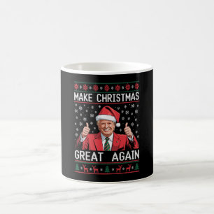Make Christmas Great Again Xmas Trump Ugly Pyjamas Coffee Mug