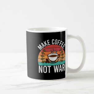 Make Coffee Not War Barista Mug