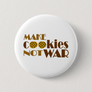Make Cookies Not War 2 Inch Round Button
