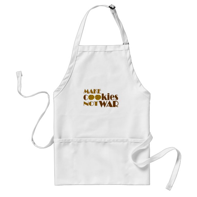 Make Cookies Not War Standard Apron (Front)