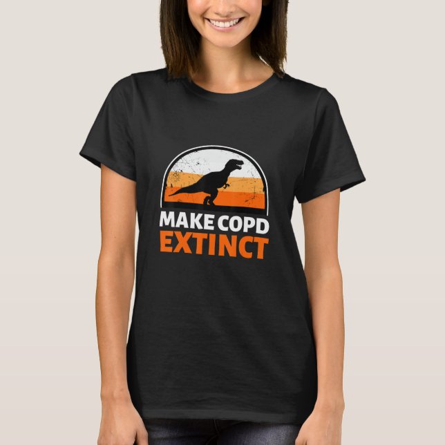 Make Copd Extinct,in November We Wear Orange T-Shirt (Front)