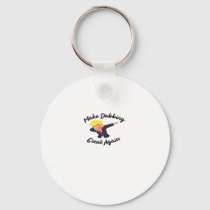 Make Dabbing Great Again Design Classic Keychain
