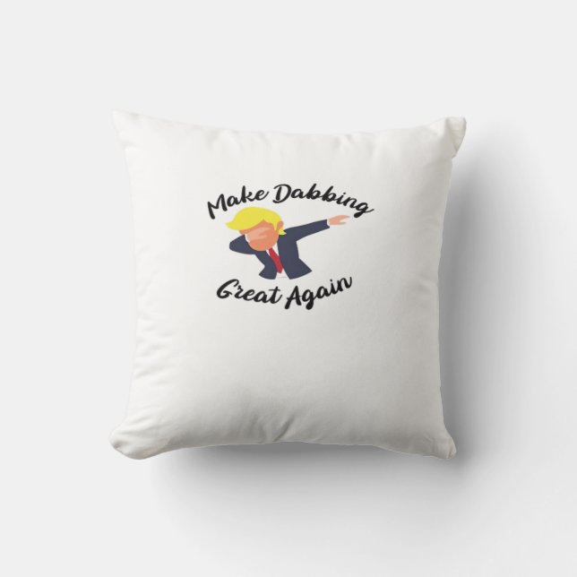 Make Dabbing Great Again Design Classic Throw Pillow (Front)