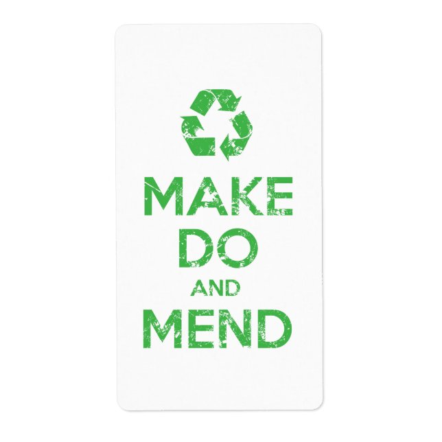 Make Do and Mend (Front)