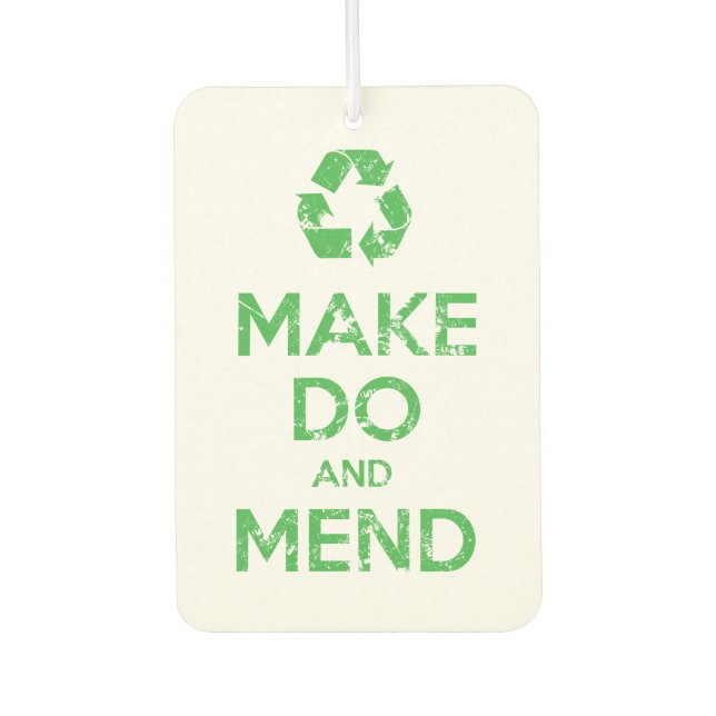 Make Do and Mend Air Freshener (Front)