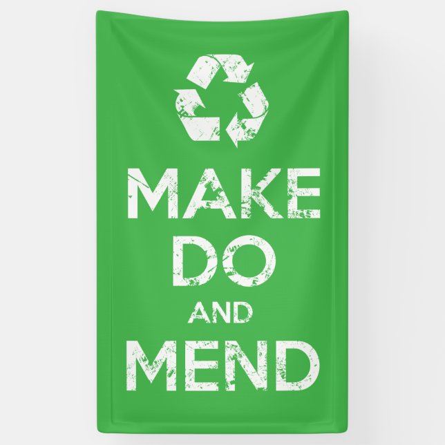 Make Do and Mend Banner (Vertical)