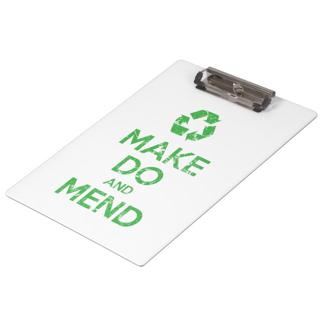 Make Do and Mend Clipboard (Angled)