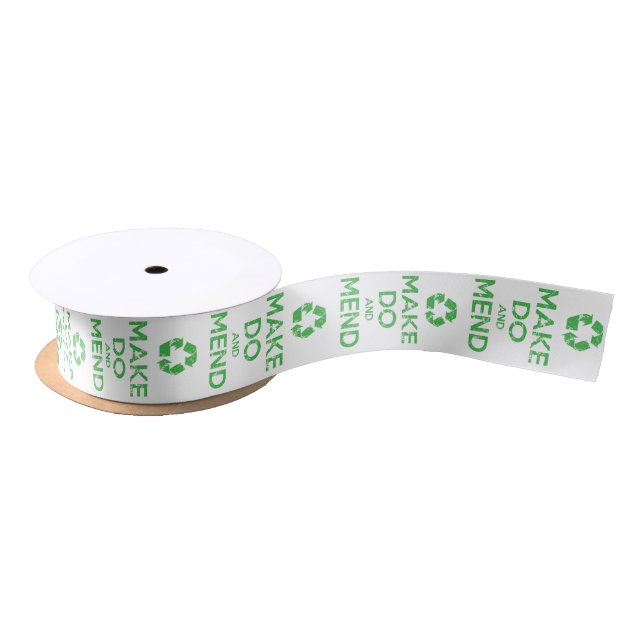 Make Do and Mend Satin Ribbon (Spool)