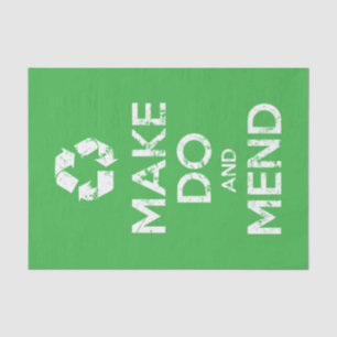 Make Do and Mend Tissue Paper