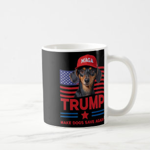 Make Dogs Save Again Funny Trump Puppy Mega Hat  Coffee Mug