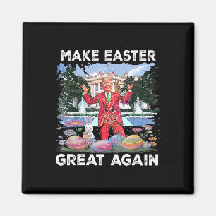 Make Easter Great Again With Trump And Bunny  Magnet