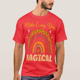 Make Every Day Magical Halloween Rainbow Holiday  T-Shirt