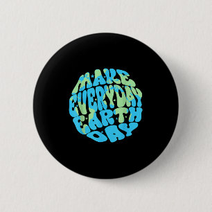 Make Everyday Earth Day 2026 Planet Anniversary En 2 Inch Round Button