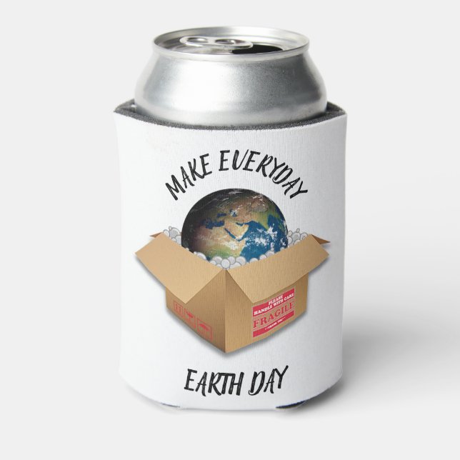 MAKE EVERYDAY EARTH DAY CAN COOLER (Can Back)