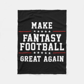 Make Fantasy Football Great Again Fleece Blanket