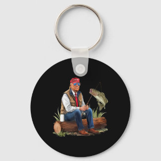 Make Fishing Great Again Funny Byb Fishing Humour Keychain