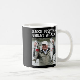 Make Fishing Great Again Trump 2024  Coffee Mug