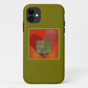 Make Food Not War iPhone 11 Case