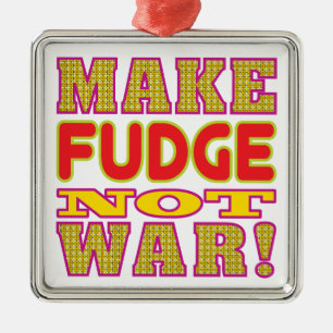 Make Fudge Metal Ornament