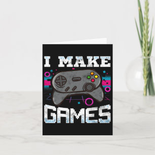 Make Games For Video Game Developer Gift  Card