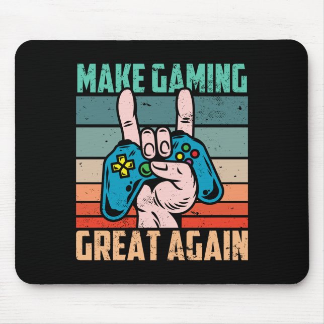 Make Gaming Great Again Mouse Pad (Front)