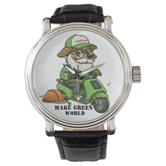 Make green world watch