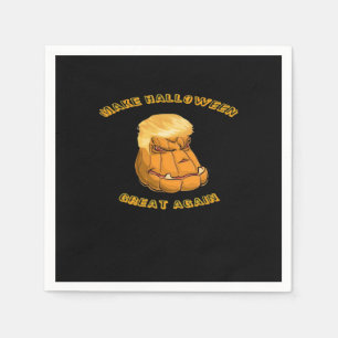 Make Halloween Great Again Classic – Sloth in Cost Napkin
