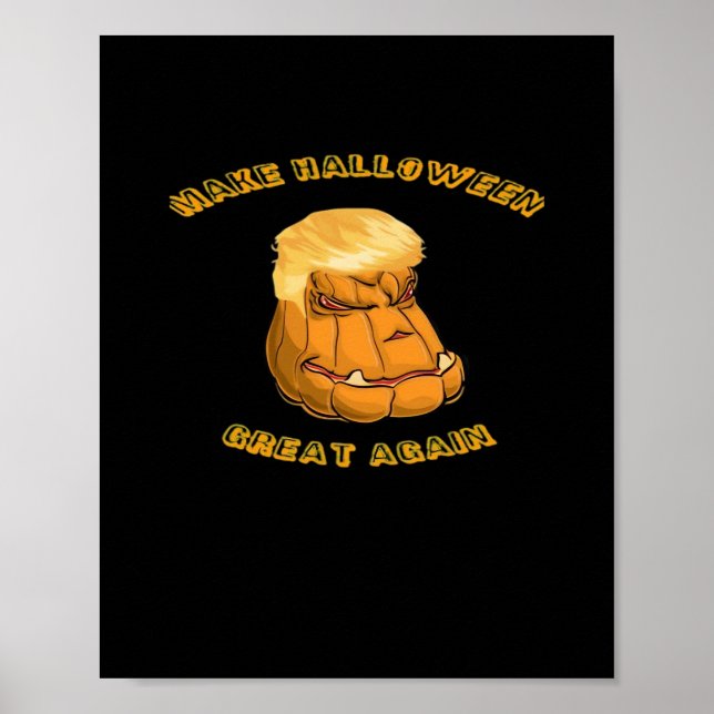 Make Halloween Great Again Classic – Sloth in Cost Poster (Front)