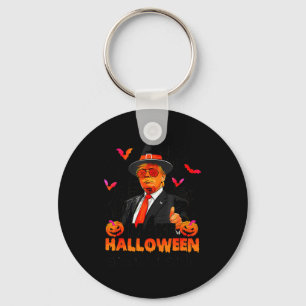 Make Halloween Great Again Funny Trump Soky Trick  Keychain