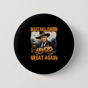 Make Halloween Great Again Funny Trump Witch Jack 2 Inch Round Button