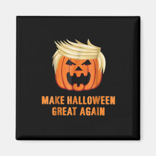 Make Halloween Great Again Funny Trumpkin Classic  Magnet