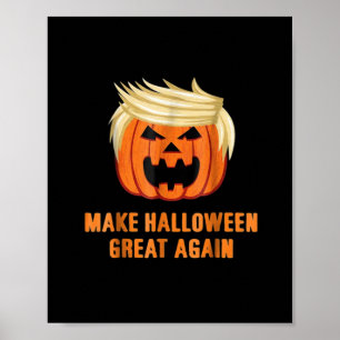 Make Halloween Great Again Funny Trumpkin Classic Poster