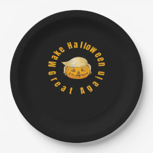 Make Halloween Great Again Trumpkin Classic Paper Plate