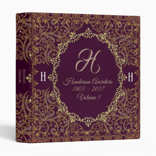 Make History Monogram Genealogy Binder