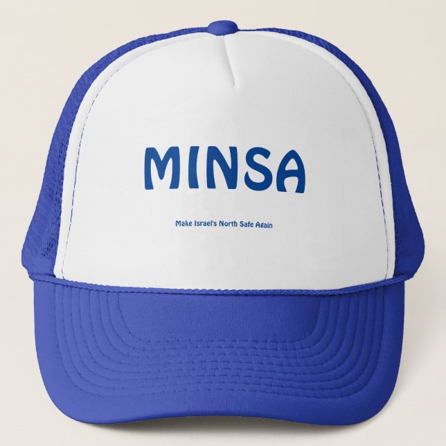 Make Israel's North Safe Again Trucker Hat (Front)