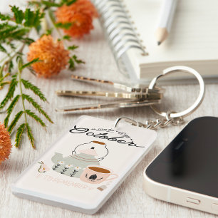 Make It An October To Remember Keychain