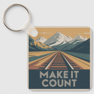 Make It Count Keychain