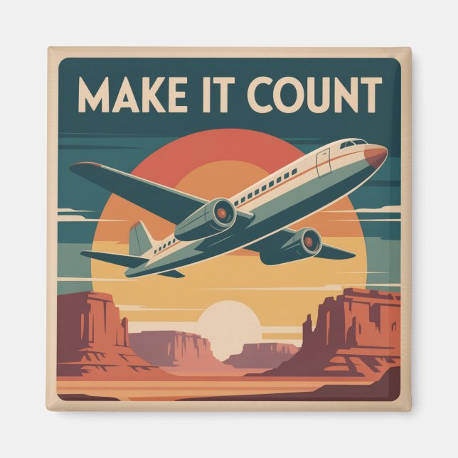 Make It Count Magnet (Front)