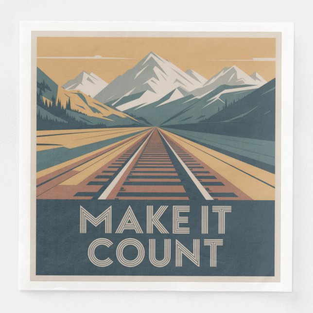 Make It Count Napkin (Front)