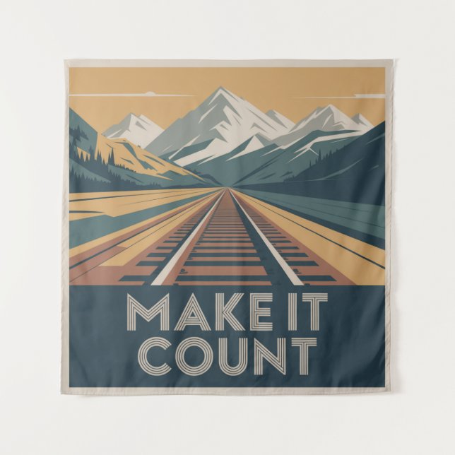 Make It Count Tapestry (Front)