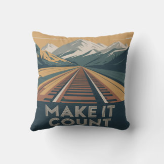 Make It Count Throw Pillow