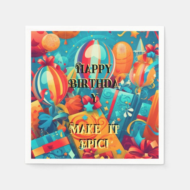 Make it Epic! Napkin (Front)