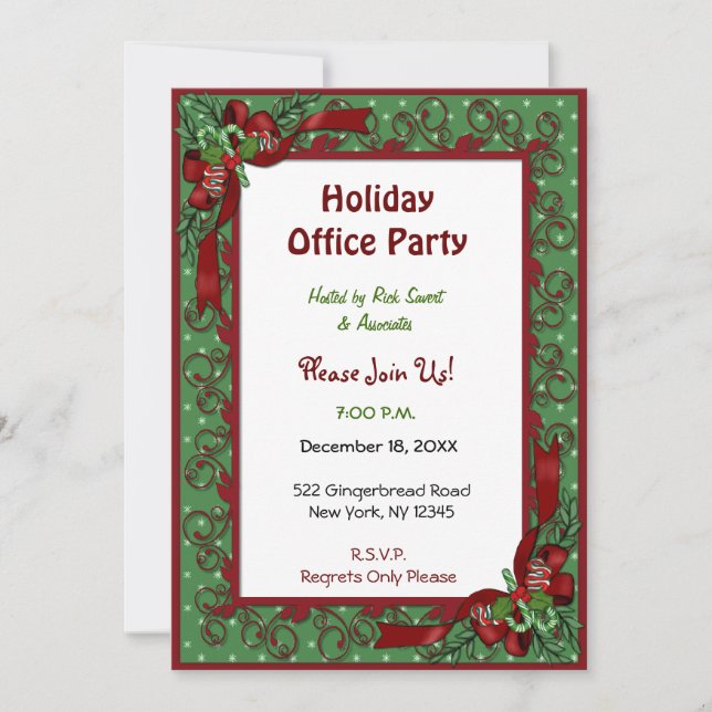 Make it Festive Invitations (Front)