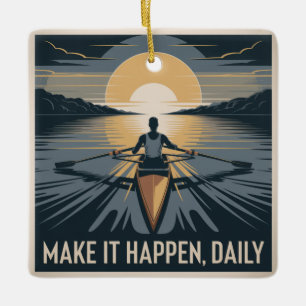 Make It Happen, Daily Ceramic Ornament