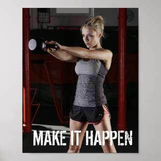 MAKE IT HAPPEN, Gym Poster