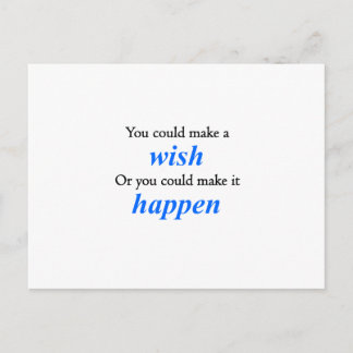 Make It Happen Postcard