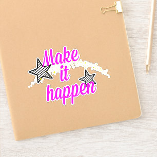 Make It Happen Star and Glitter